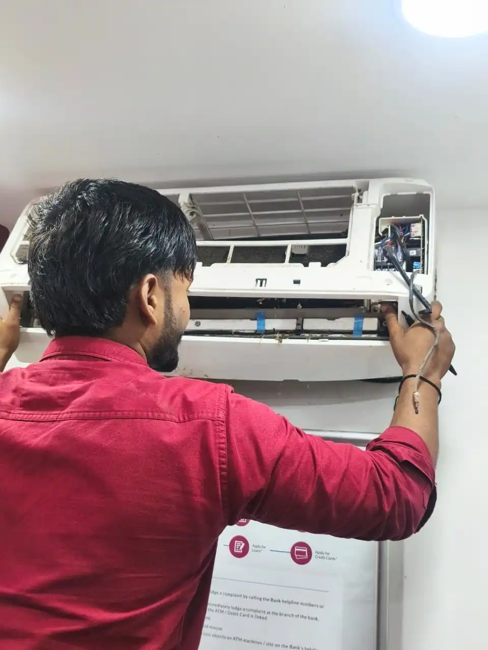 Jet pump servicing for AC