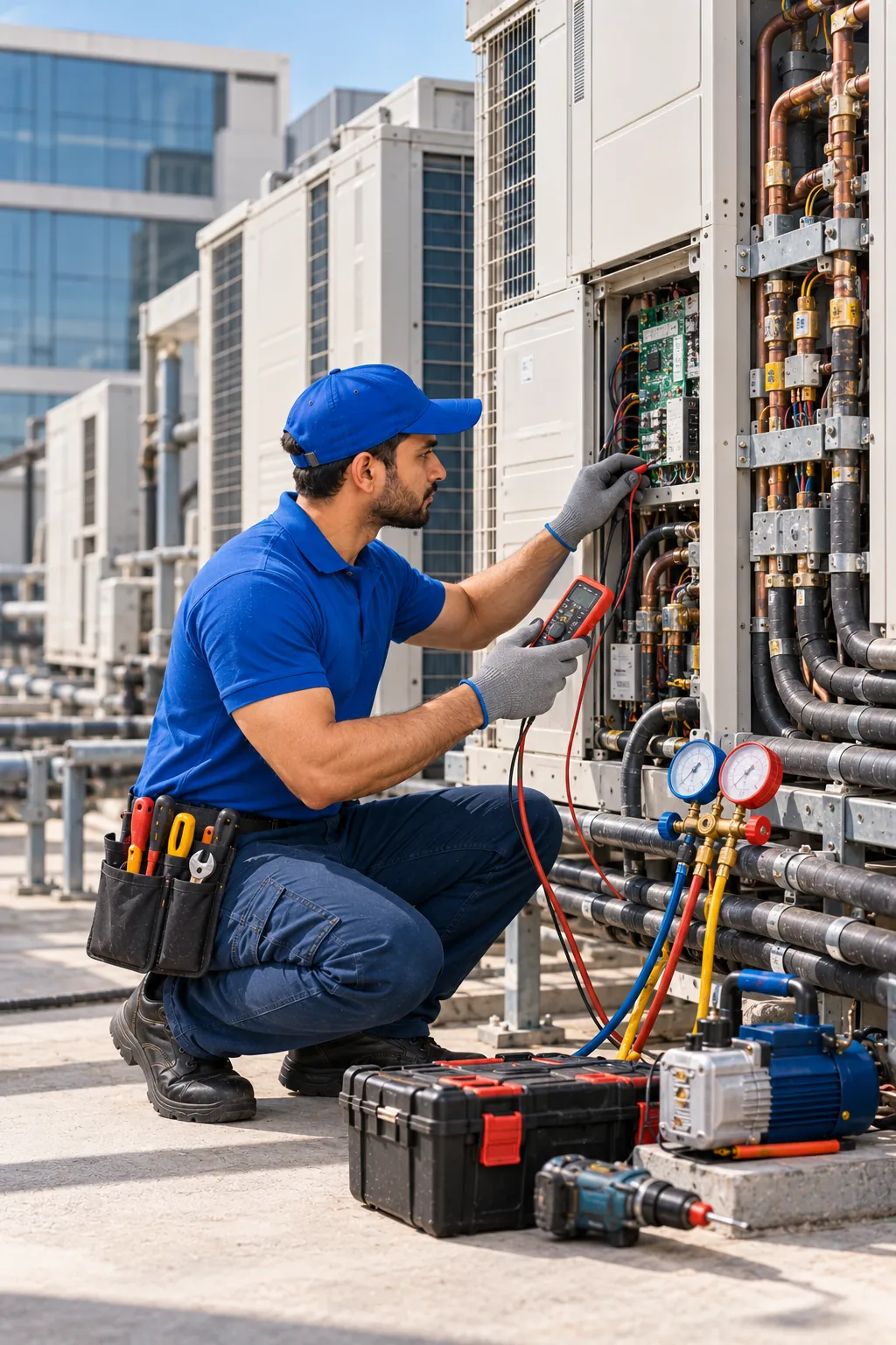 VRF System Installation & Service in Bhubaneswar & Odisha by Paras Refrigeration technicians
