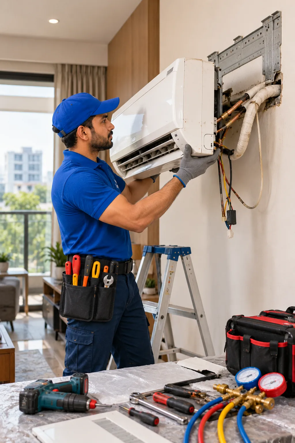 AC Shifting & Relocation in Bhubaneswar, Cuttack, Puri & Khordha by Paras Refrigeration technicians
