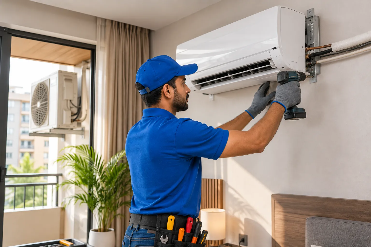 AC Installation Service in Bhubaneswar, Cuttack, Puri & Khordha by Paras Refrigeration technicians
