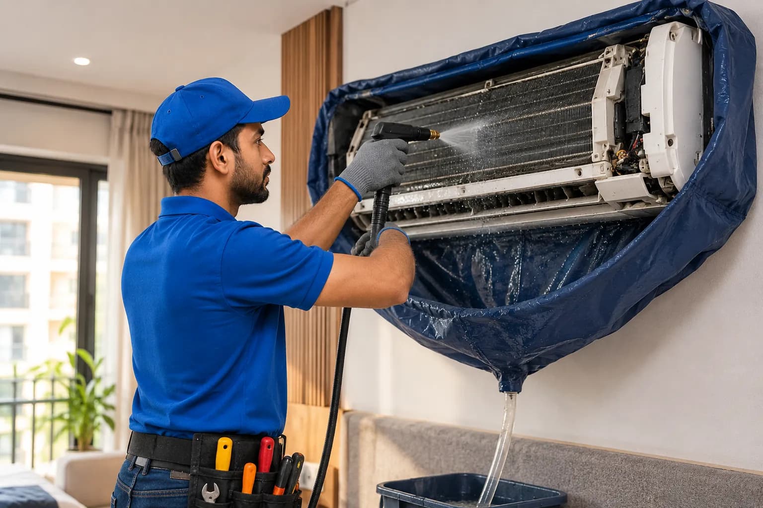 AC Service & Deep Cleaning in Bhubaneswar, Cuttack, Puri & Khordha by Paras Refrigeration technicians